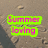 A static image with a textured beige background and three distinct text overlays in pink letters outlined in bright green.