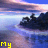 Pixelated island scene with blue water and pink sky, featuring yellow and cyan text reading 'My paradise' in two