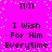 Pixelated text on a bright pink background with scattered white dots, showing repeated phrases and time stamps in black block letters.