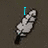 A pixelated feather icon with cyan text above it changes across from 'I' to 'LOVE' to 'FEATHER'