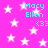 Pink background with white stars and cyan text reading "Macy Ellen <33" repeated across the image.