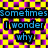 Pixelated text fragments on a yellow and purple checkered background with blue lettering.