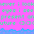 Pixelated text repeats 'never i look eyes i see present an future <3<3' on pink background with blue wave border.