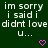 Dark green background with repeated white text 'im sorry i said i didnt love' and pink heart symbols arranged in a pattern