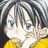 A pixelated anime-style character with gray hair and yellow clothing appears on the left side of a contact sheet, while the right side displays text "Anime IM" and "COM" in white pixelated font against black background.