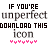 A contact sheet of two animated frames showing pixelated text and pink heart symbols on a white background.