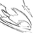 Pixelated grayscale icon of abstract curved lines and shapes on a white background with visible dithering and anti-aliasing artifacts.