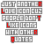 pixelated text icons displaying 'JUST ANOTHER LOVE ICON CUZ PEOPLE DON'T LIKE ICONS WITH OTHER QUOTES' in varying color schemes across multiple