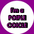 Four circular icons arranged in a , each displaying the text "I'm a POIPLE COICLE" with varying color schemes and background contrasts