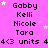 A static image with a bright pink background displays repeated text lists of names and units, interspersed with small white stars.