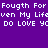 Pixelated text on a split background with purple, light blue, and lavender sections.