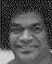 A grayscale animated sequence showing a person's face with changing expressions and head movements