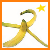 Animated icon shows a yellow banana-shaped figure with green tips, holding a star that changes from yellow to orange.