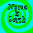 Four identical display a green and cyan spiral background with black text reading 'J'ave is Sayb' in pixelated font