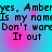 Pixelated text on a cyan and pink gradient background with repeated phrases in black font.