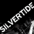 A 2x2 contact sheet of four animated frames featuring text and partial imagery for Silvertide music promotion with "American Excess" branding.