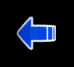 Blue arrow icons in various orientations and sizes displayed on black backgrounds with white outlines.