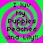Four identical display text over a green and pink spiral background with no visible animation changes