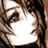 Pixelated static icon showing a character's face with brown hair and white highlights, likely from Kingdom Hearts franchise, rendered in low-resolution 48x48 pixels with visible dithering and pixelation.