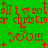 Green background with red pixelated text repeating 'all i want for christmas is you' and plus signs, animated to shift vertically.