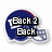Pixelated blue and white football helmet with black-and-white text reading "Eachy Each" overlaid on the front.