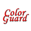 Static red text logo on white background with 3D effect and drop shadow.