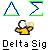 Pixelated icon set with geometric shapes, character figures holding objects, and text labels on gray background.