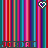 Pixelated image with vertical rainbow stripes, two heart icons at top corners, and 'JORDAN' text in pixel font at bottom.