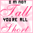 Pixelated pink and white image with black text reading "I'M NOT Tall YOU'RE ALL" over stylized cursive script.