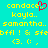 A static pixel art image with cyan background displaying yellow text and symbols in two mirrored