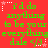 Red background with green text repeating 'i'd do anything to be your everything dale </3' and white star icons in corners.