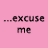 A 4x4 contact sheet of a pink and black animated text icon showing the phrase 'excuse me while I fall apart' with varying letter spacing and partial text across frames.