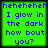 Four identical green square with blue pixelated text reading "heheheheh I glow in the dark how bout you?" arranged in a