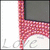 A static icon with a red patterned border, gray square, and partial text "Love" on white background.