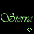 Green pixelated text 'Osiana Osiana' with a small heart symbol below, on black background.