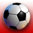 A soccer ball icon with black and white on a red gradient background, featuring pixelated text reading "RED ARMY" to the right