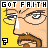 Pixelated cartoon face with glasses and brown beard on yellow background, text 'GOT FAITH' above and '12GRACE STREET .COM' below, animated text changes.
