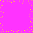 A static image with a bright pink background and scattered yellow squares forming an irregular pattern.