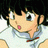 Pixelated anime-style character with black hair and wide eyes, wearing a white shirt with red collar detail, next to text reading 'Anime IM' and 'com' on black background.