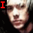 A pixelated image of a person with light hair, showing three distinct states: one with red text 'I', another with red digital eyes, and the third with red text 'Quinn!' at bottom.