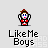 Pixel art character in red outfit with brown hair, hands raised near head across showing slight pose variations