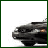 Animated sequence showing a black convertible car with visible text reading 'i put the TANC in mustang' on one