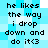 Pixelated text on a blue and white checkered background with repeated phrases and a heart symbol.