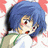 A 48x48 pixel buddy icon featuring a split composition with an anime-style character on the left and text/logo elements on the right, displayed as part of a contact sheet.