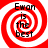 Red and white spiral background with black text reading "Ewon is the best" in four identical quadrants.
