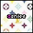Animated contact sheet of a 48x48 pixel buddy icon featuring the name 'ashlee' over a repeating Louis Vuitton monogram pattern with color-shifting text.