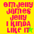 Pixelated text in pink and green on yellow and green backgrounds with a star symbol, animated between frames.