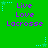 Green background with purple text reading Live Love Lacrosse and light blue star icons with dotted lines.