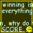 Pixelated text and yellow Pac-Man icon on dark background with yellow border, repeated in four sections