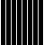 Vertical white stripes on a black background with thin gray borders at the left and right edges.
